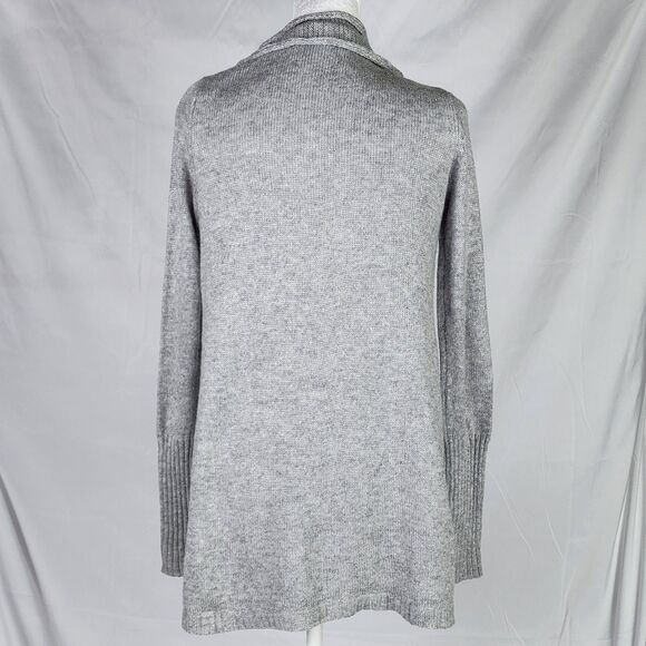Simply Vera Wang Waterfall Cardigan Gray (S) - Picture 3 of 5